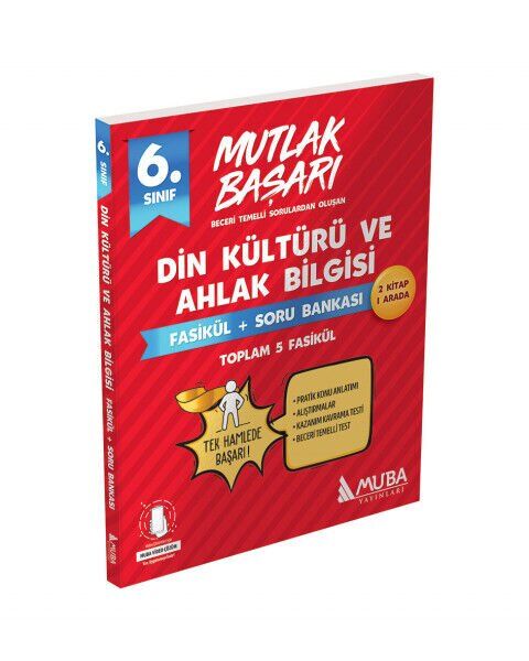 Muba Yayınları Mutlak Başarı 6.Sınıf Din Kültürü Fasikül + Soru Bankası