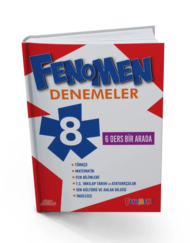 FENOMEN YAYINLARI 8. SINIF TÜM DERSLER BRANŞ DENEMELERİ (6 KİTAP)