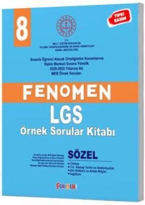 FENOMEN YAYINLARI LGS ÖRNEK SORULAR KİTABI SÖZEL VE SAYISAL SET  (2020-2025)