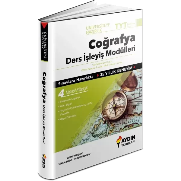 Aydın Yayınları TYT Coğrafya Ders İşleyiş Modülleri Üniversiteye Hazırlık