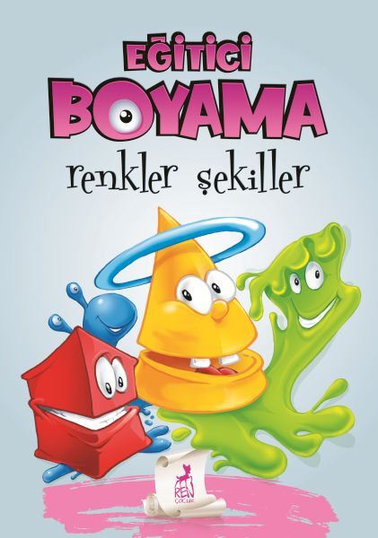 Eğitici Öğretici Boyama Renkler Şekiller