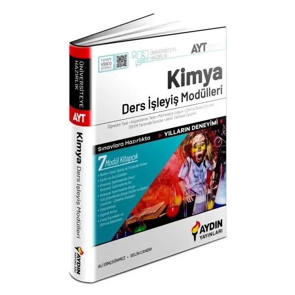 Aydın Yayınları AYT Kimya Ders İşleyiş Modülleri Üniversiteye Hazırlık