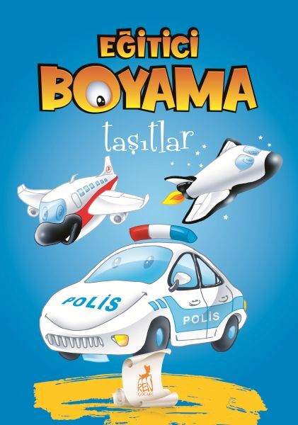 Eğitici Öğretici Boyama Taşıtlar