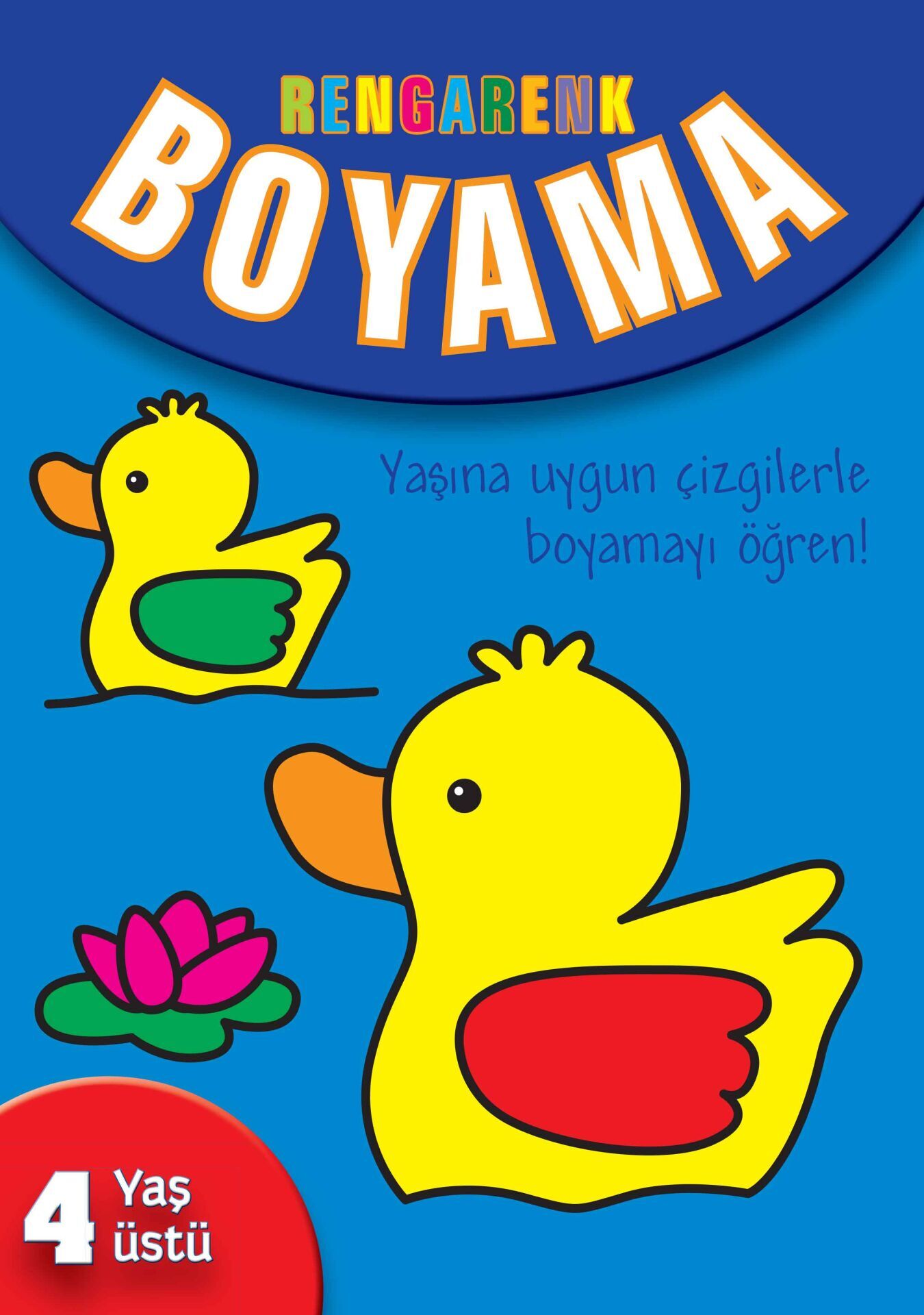Rengarenk Boyama 4 Yaş Üstü