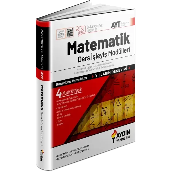 Aydın Yayınları AYT Matematik Ders İşleyiş Modülleri Üniversiteye Hazırlık