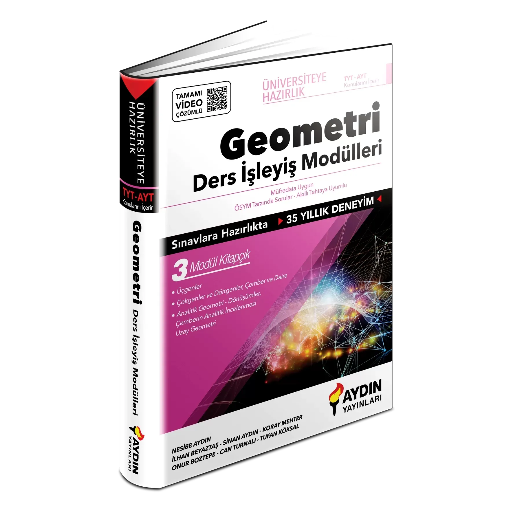 Aydın Yayınları TYT - AYT Geometri Ders İşleyiş Modülleri Üniversiteye Hazırlık