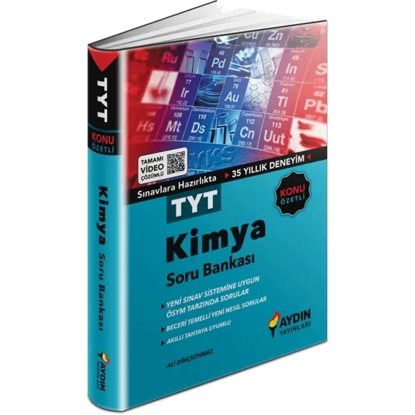 Aydın Yayınları TYT Kimya Konu Özetli Soru Bankası
