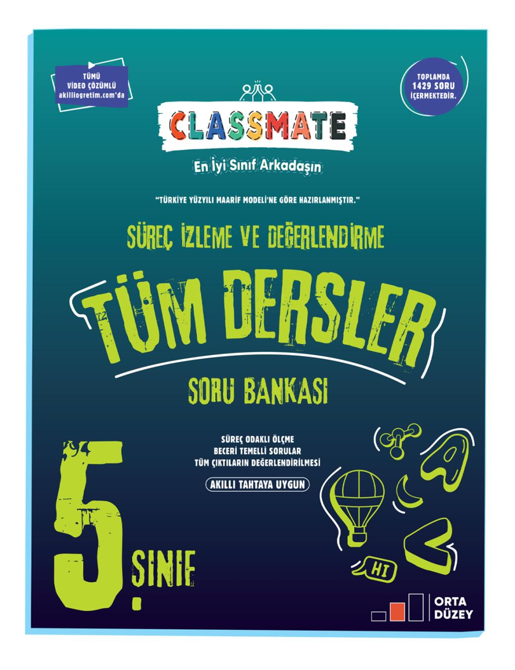 Okyanus Yayınları 5. Sınıf Classmate Tüm Dersler Soru Bankası