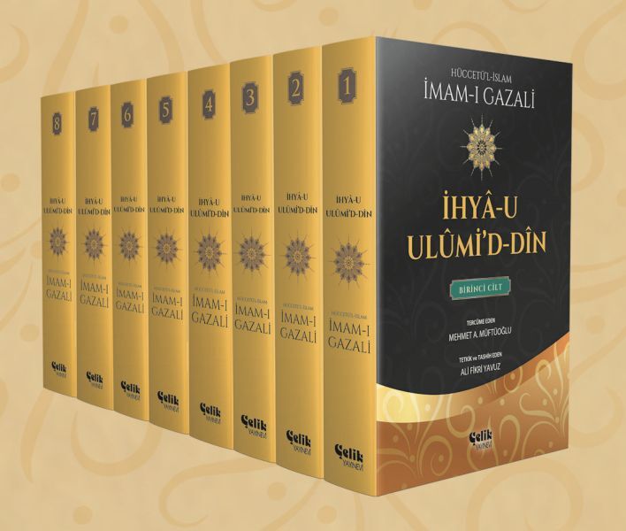 İhya u Ulumi'd Din 8 Cilt Küçük Boy