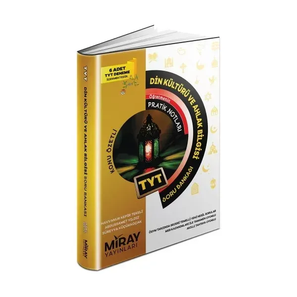 Miray Yayınları TYT Din Kültürü ve Ahlak Bilgisi Konu Özetli Soru Bankası