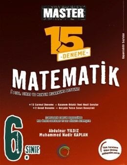 Okyanus Yayınları 6. Sınıf Master 15 Matematik Denemesi