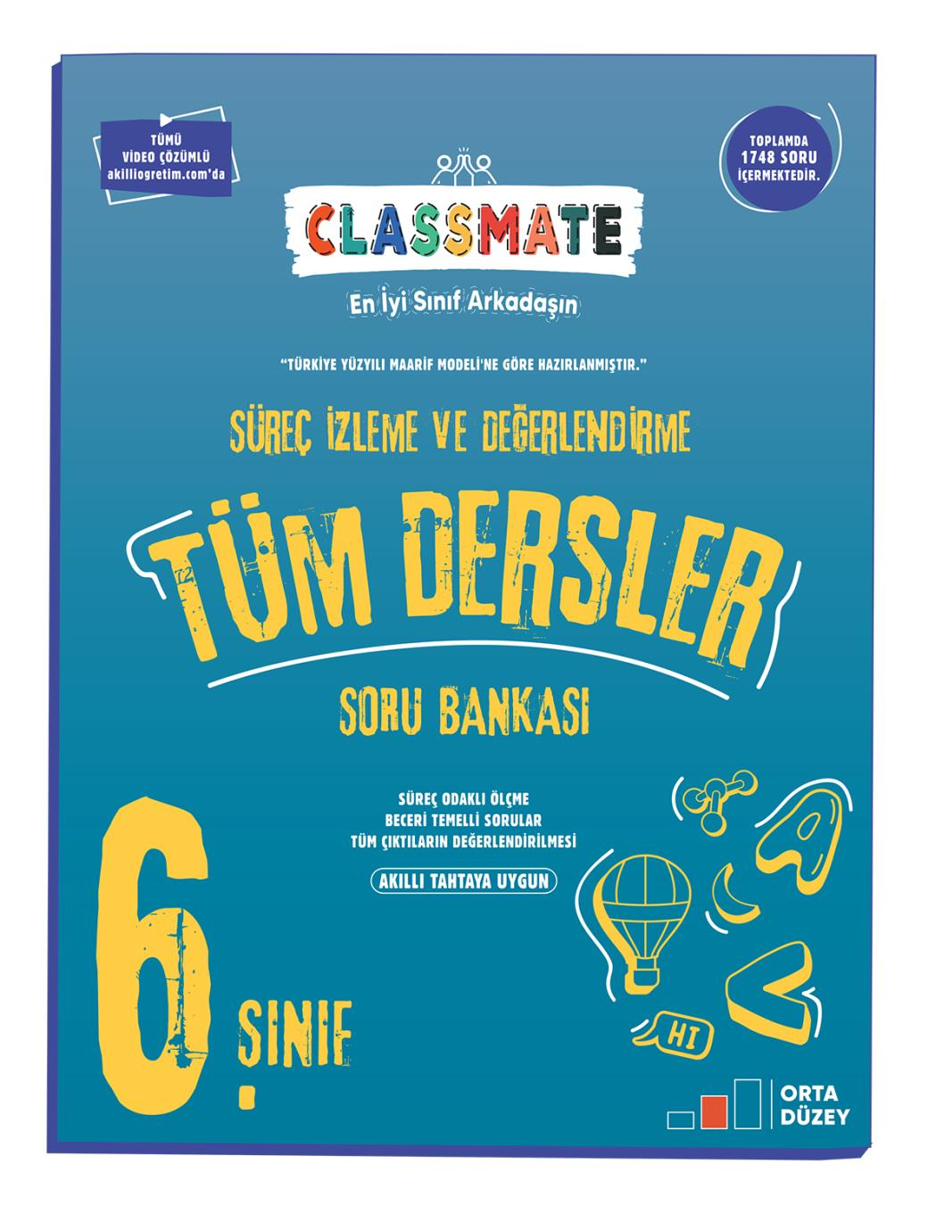 Okyanus Yayınları 6. Sınıf Classmate Tüm Dersler Soru Bankası