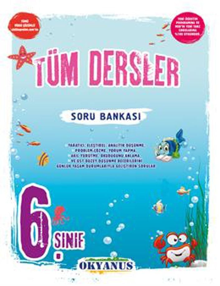Okyanus Yayınları 6. Sınıf Classmate Tüm Dersler Soru Bankası