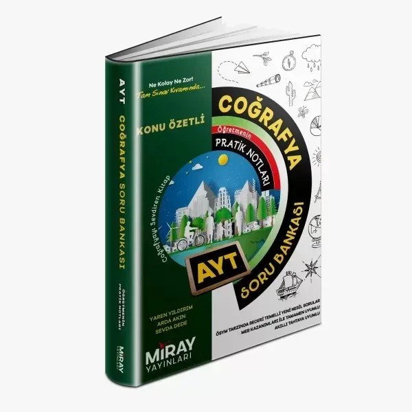 Miray Yayınları AYT Coğrafya Konu Özetli Soru Bankası