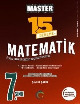 Okyanus Yayınları 7. Sınıf Master 15 Matematik Denemesi