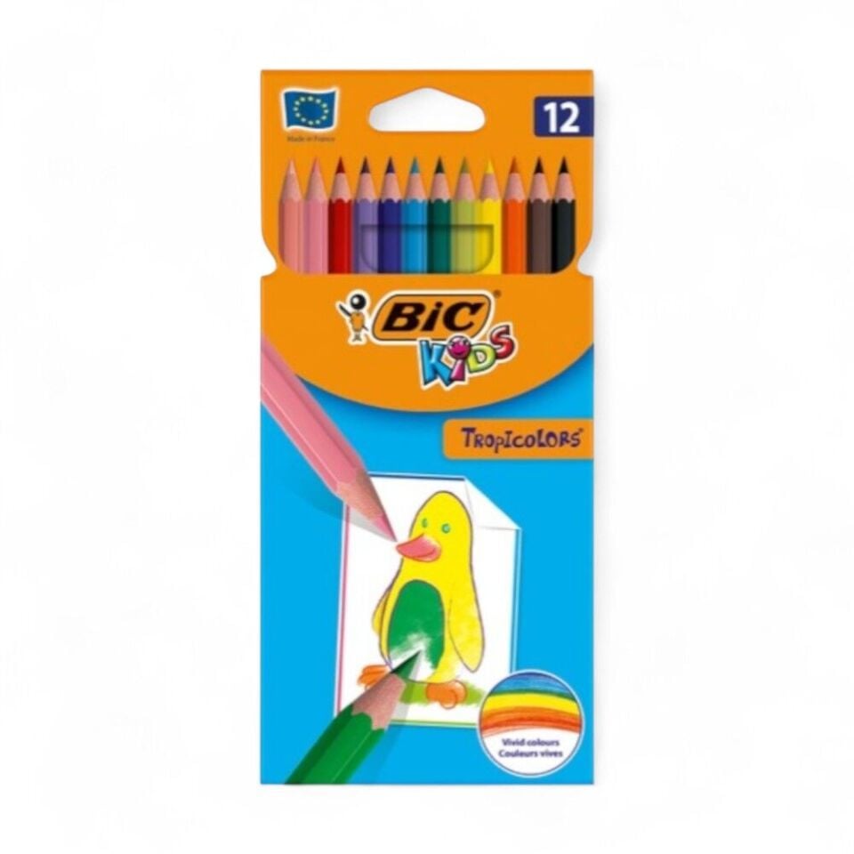 Bic Kids Kuru Boya Tropicolors 12 Renk / 12 ADET