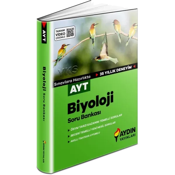 Aydın Yayınları AYT Biyoloji Soru Bankası