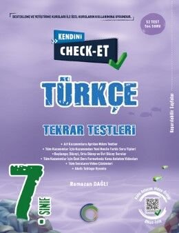 Okyanus Yayınları 7. Sınıf Kendini Check - Et Türkçe Tekrar Testleri