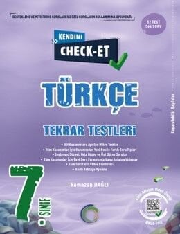 Okyanus Yayınları 7. Sınıf Kendini Check - Et Türkçe Tekrar Testleri