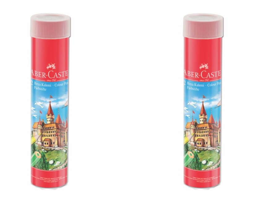 Faber-Castell Metal Tüp Boya Kalemi 12 Renk / 2 ADET