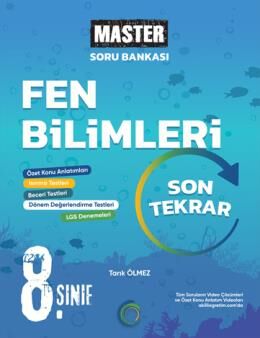 Okyanus Yayınları 8. Sınıf Master Son Tekrar Fen Bilimleri Soru Bankası