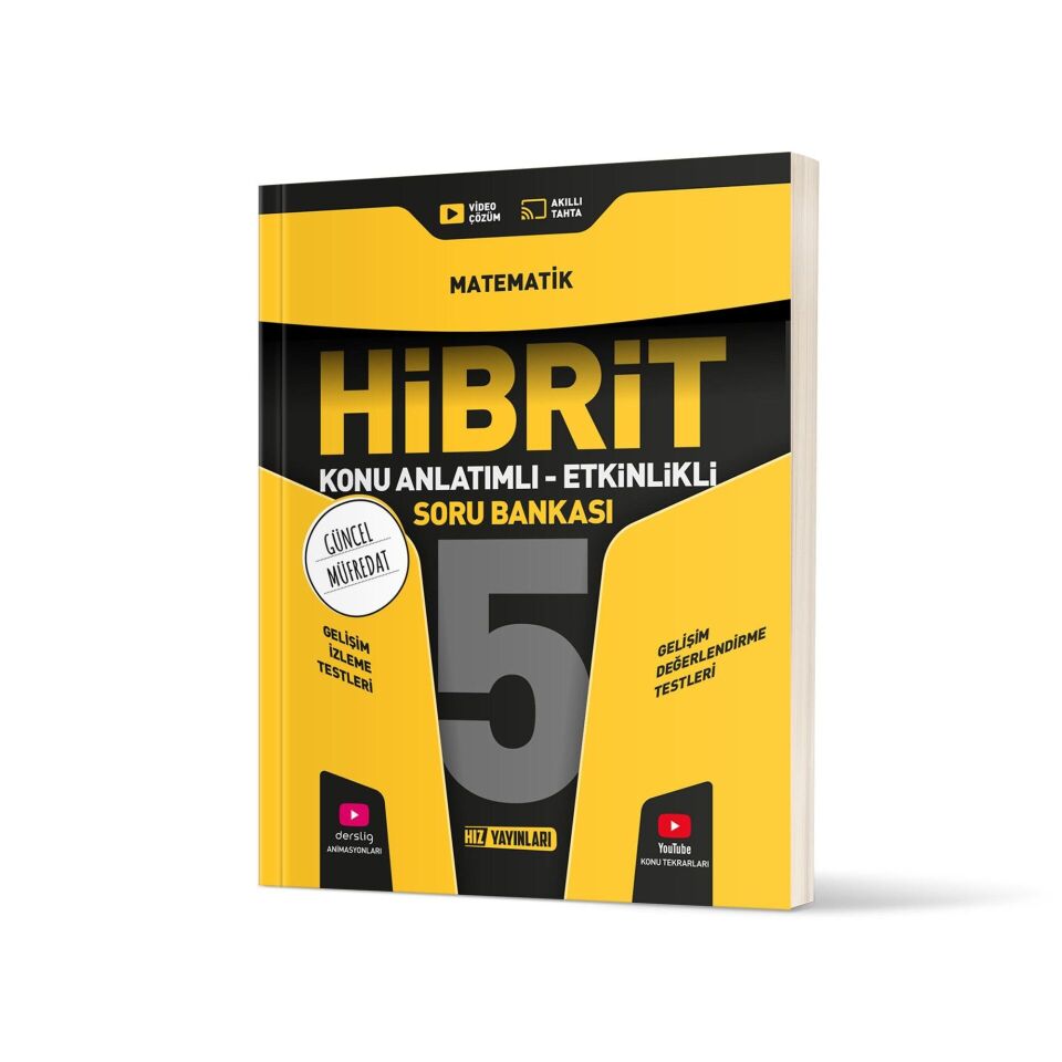 Hız Yayınları 5. Sınıf Hibrit Matematik Soru Bankası