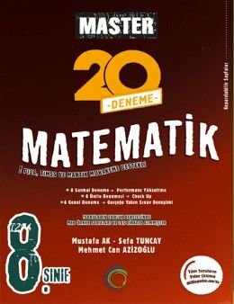 Okyanus Yayınları 8. Sınıf Master 20 Matematik Denemesi