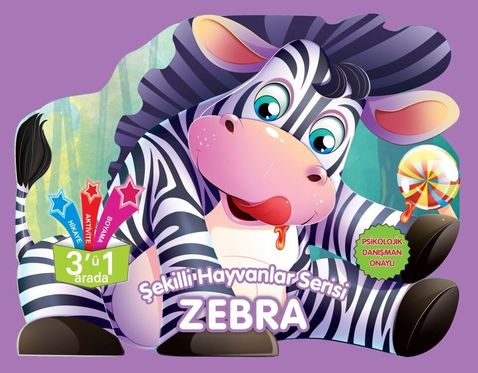 Şekilli Hayvanlar Serisi Zebra