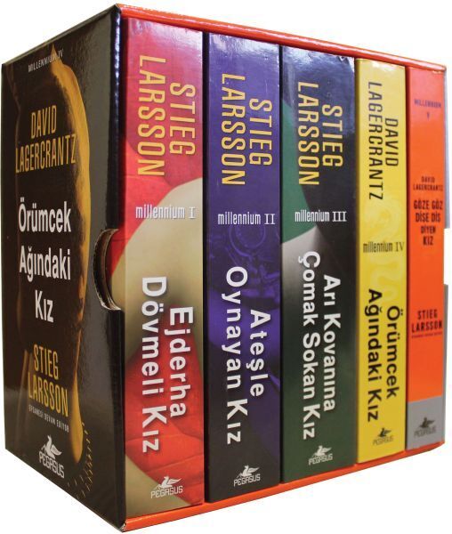 Millennium Serisi Kutulu Özel Set 5 Kitap Ciltli