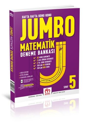 Model Yayınları 5.Sınıf Jumbo Matematik Deneme Bankası
