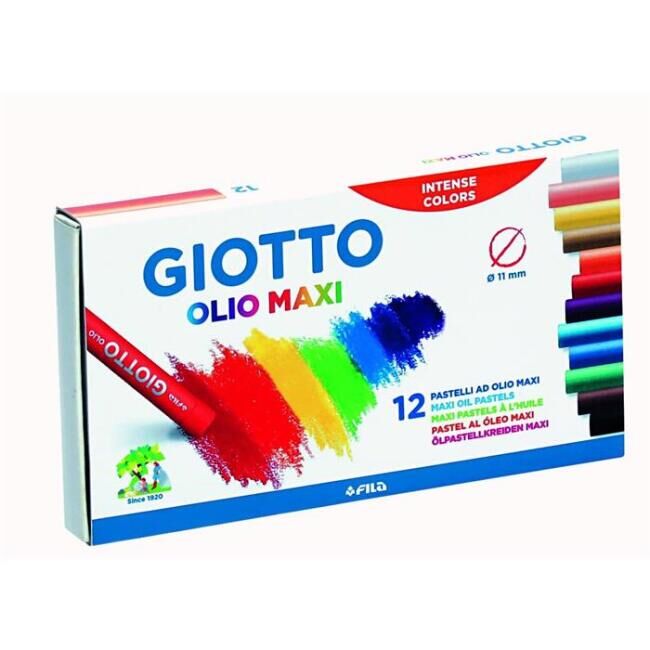Giotto Yağlı Pastel Boya 12 Renk Set