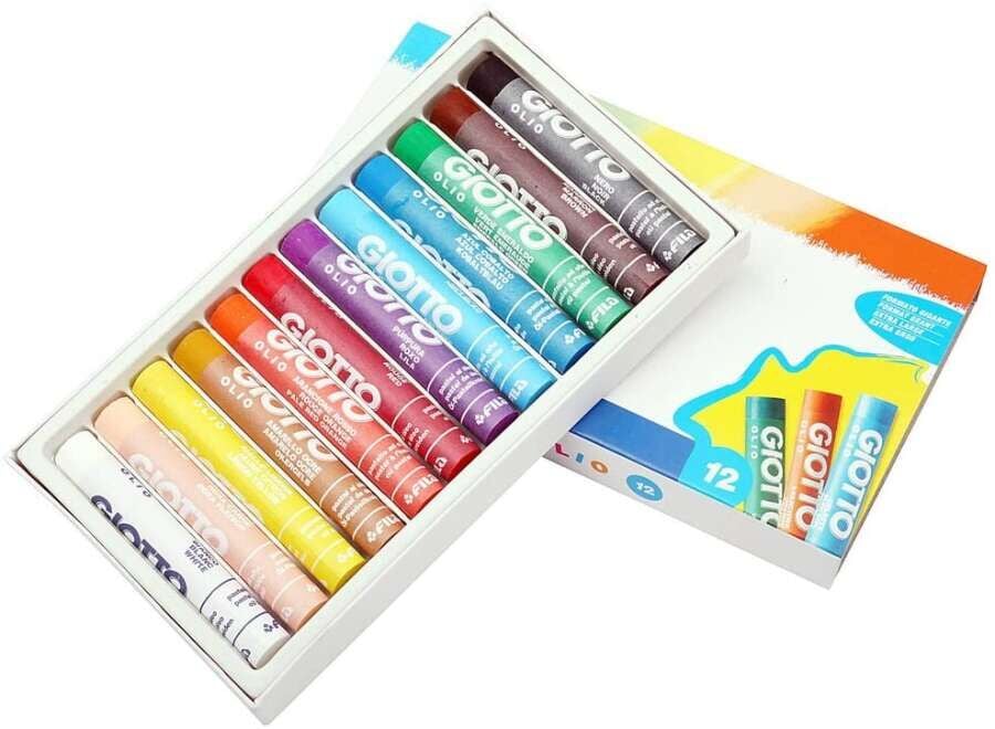 Giotto Yağlı Pastel Boya 12 Renk Set