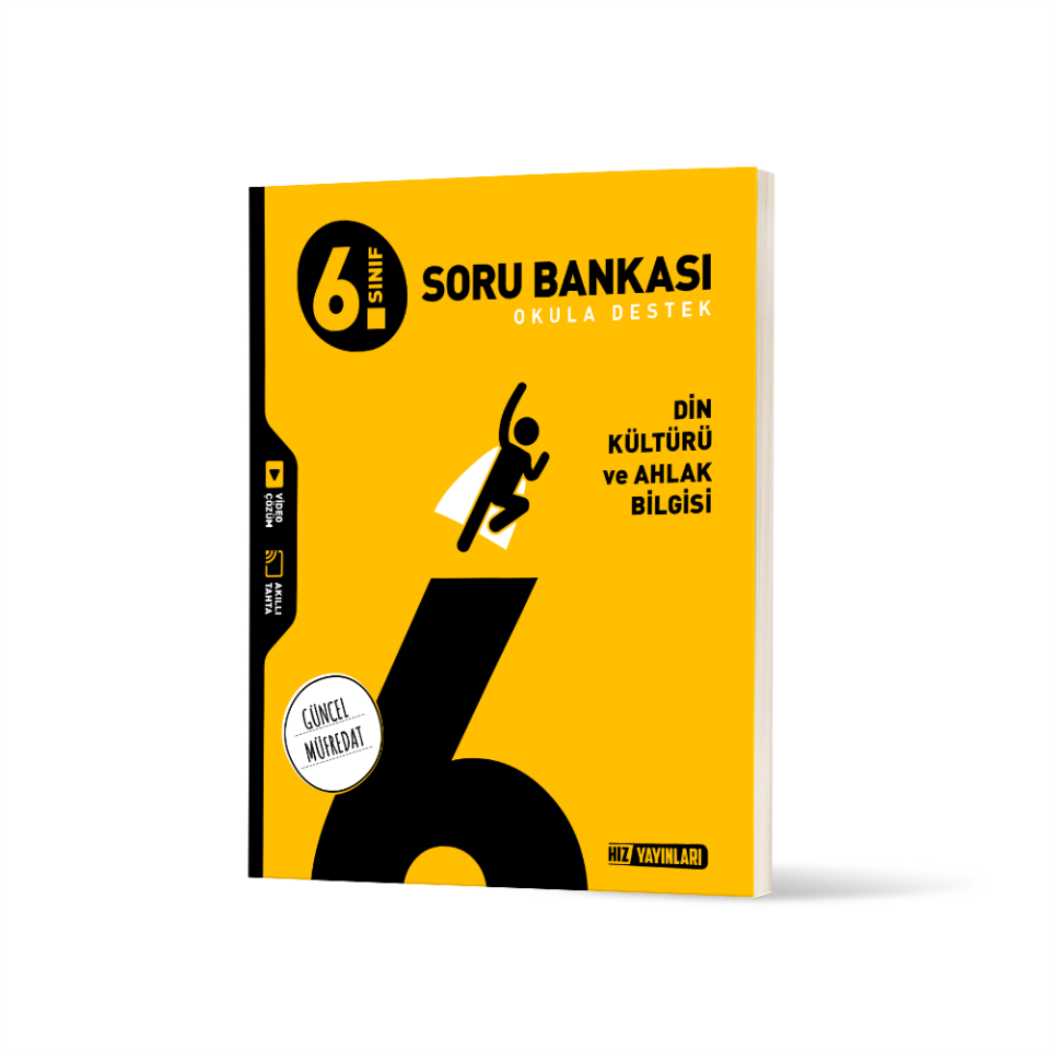 Hız Yayınları 6. Sınıf Din Kültürü Ve Ahlak Bilgisi Soru Bankası