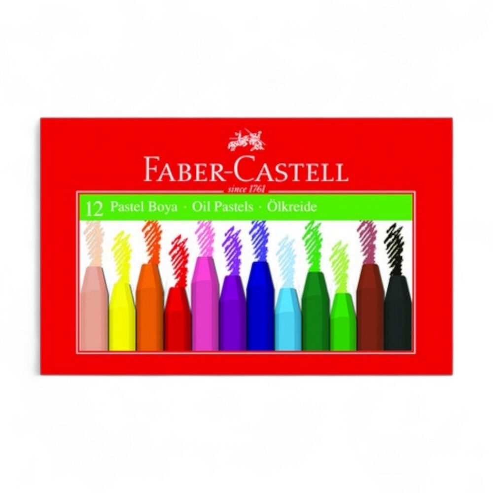 Faber-Castell Karton Kutu Pastel Boya 12 Renk ADET