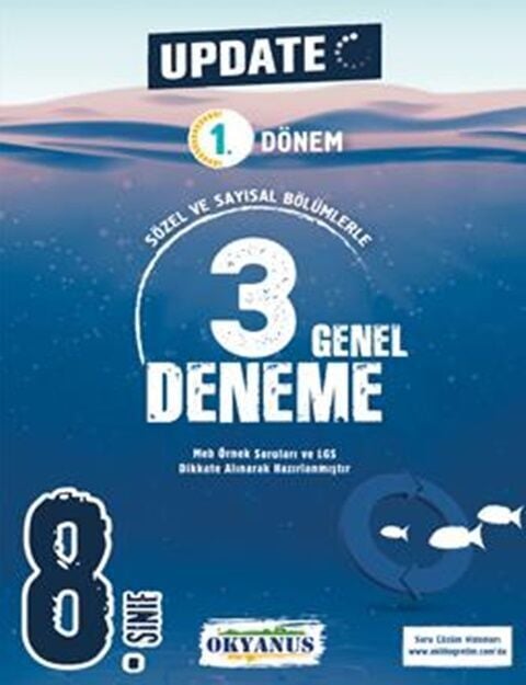 Okyanus Yayınları 8. Sınıf Update 1. Dönem 3 Genel Deneme
