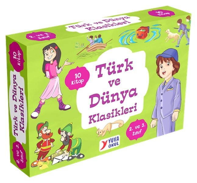 2. Ve 3. Sınıflar İçin Türk Ve Dünya Klasikleri 10 Kitap