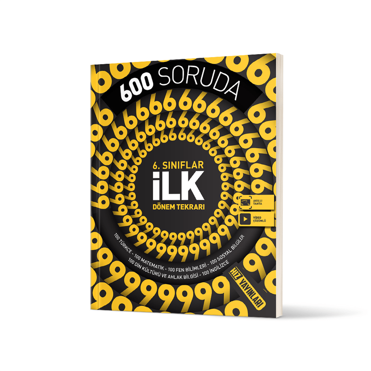Hız Yayınları 6. Sınıf 600 Soruda İlk Dönem Tekrarı