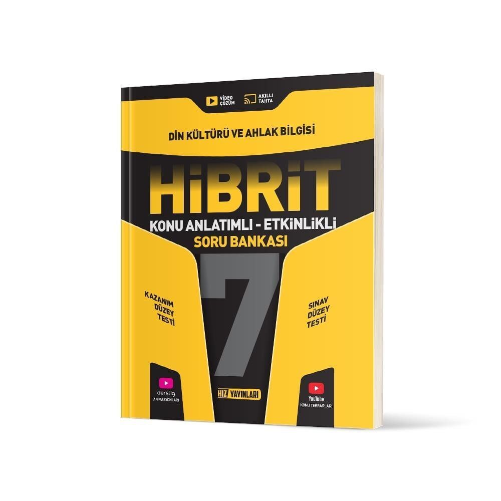 Hız Yayınları 7. Sınıf Hibrit Din Soru Bankası