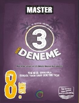 Okyanus Yayınları 8. Sınıf Master 3 Deneme