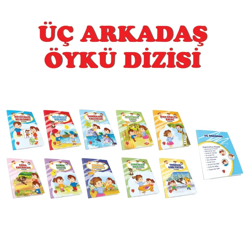 ÇALIIŞKAN ARI 1. SINIF ÜÇ ARKADAŞ ÖYKÜ DİZİSİ(10 KİTAP - SINAV)