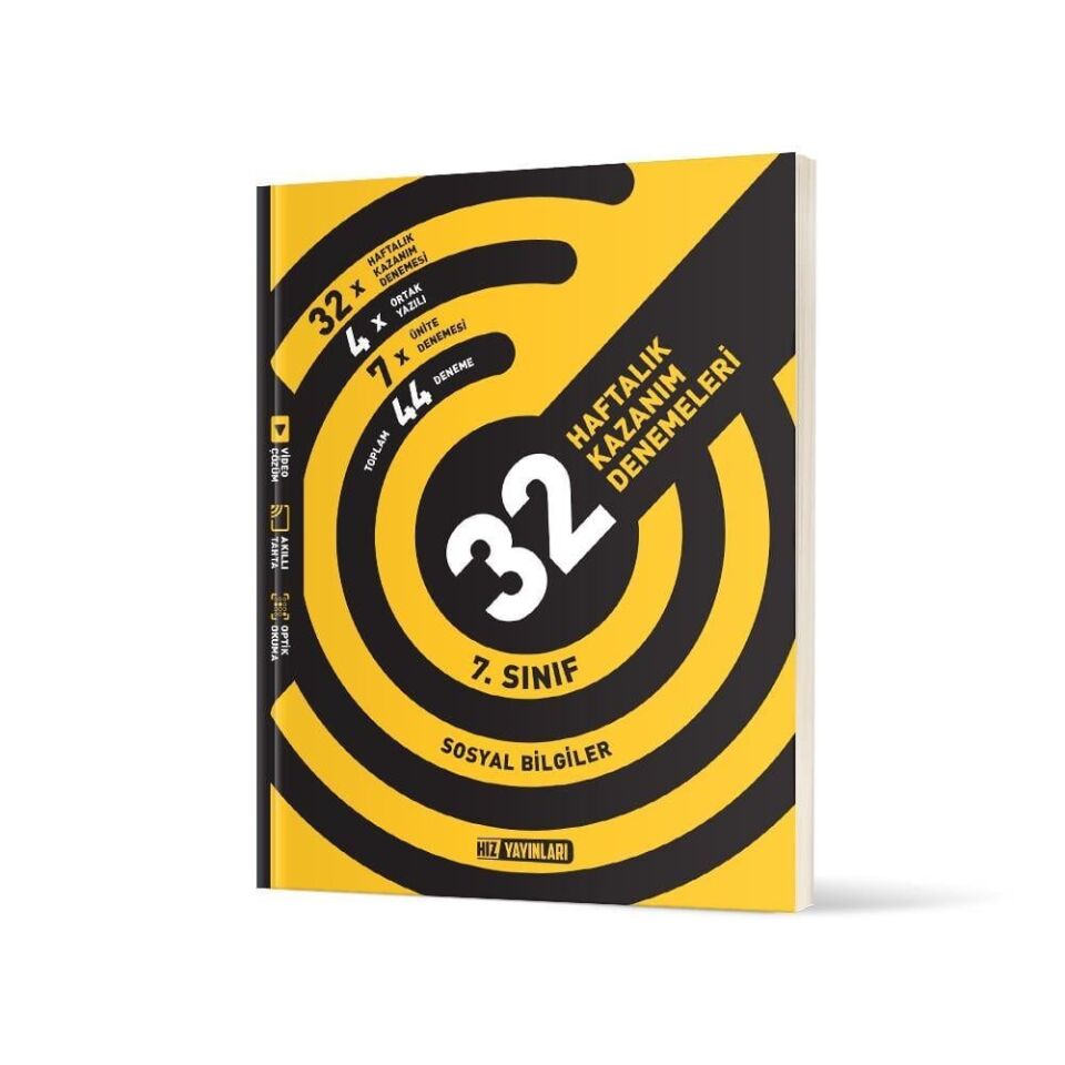 Hız Yayınları 7. Sınıf Sosyal Haftalık Deneme