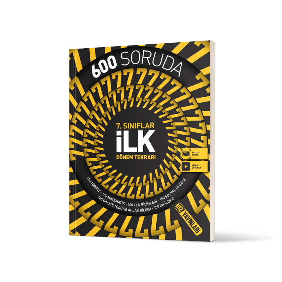 Hız Yayınları 7. Sınıf 600 Soruda İlk Dönem Tekrarı
