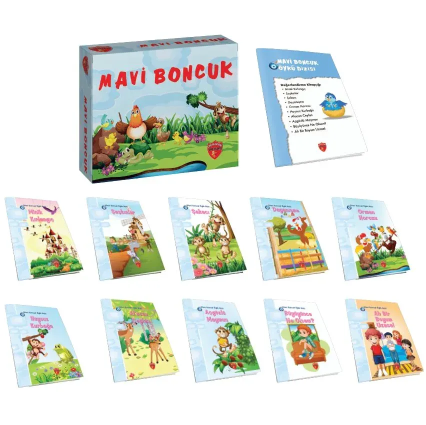 ÇALIŞKAN ARI 2. SINIF MAVİ BONCUK ÖYKÜ DİZİSİ (10 KİTAP SINAV KUTULU)