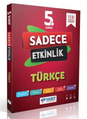 Yanıt Yayınları 5. Sınıf Türkçe Sadece Etkinlik Soru Bankası