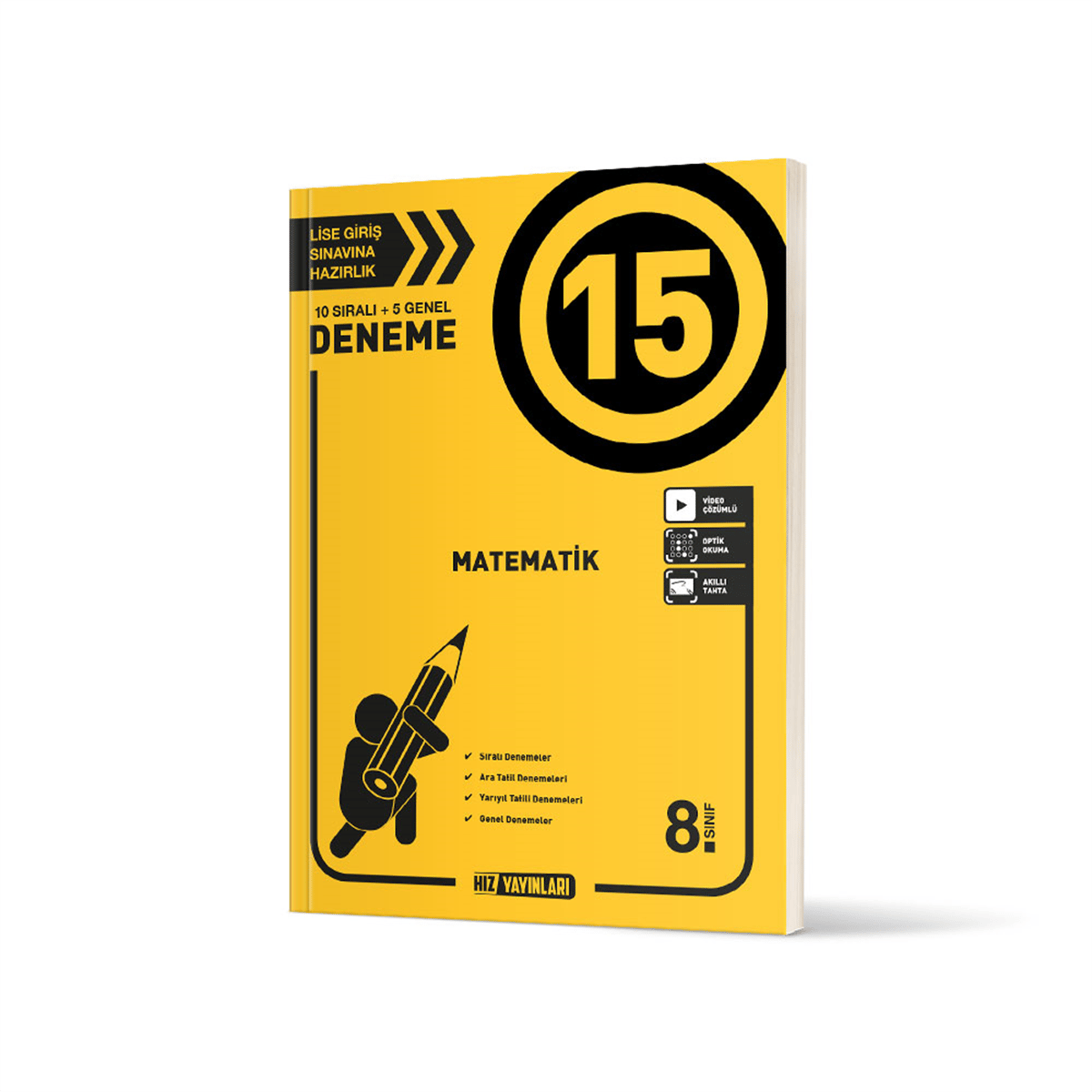 Hız Yayınları 8. Sınıf Matematik Deneme 15 Li
