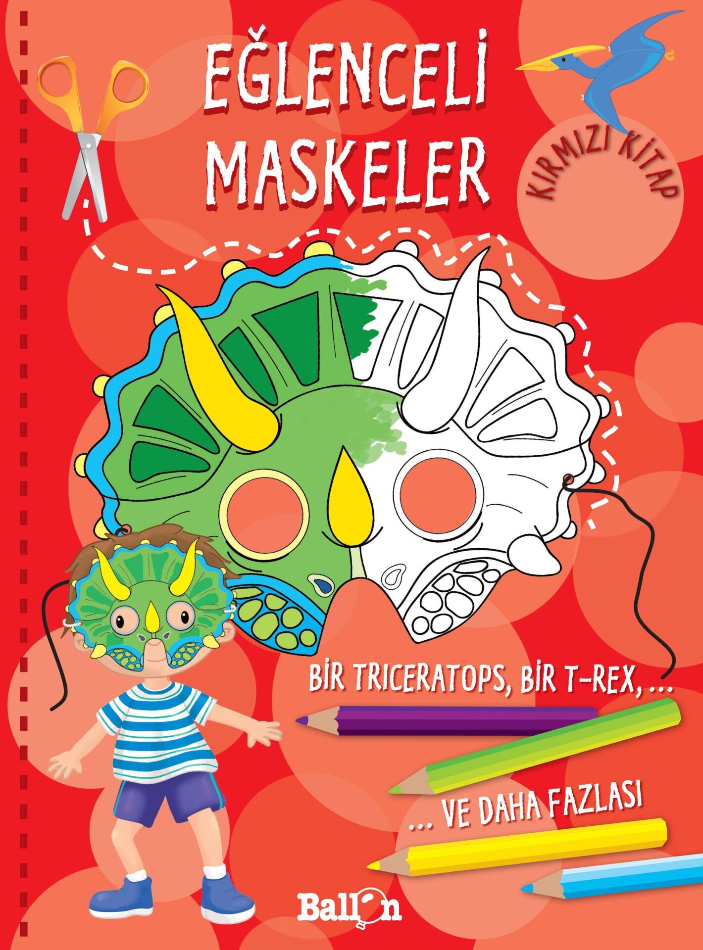 Eğlenceli Maskeler Kırmızı Kitap