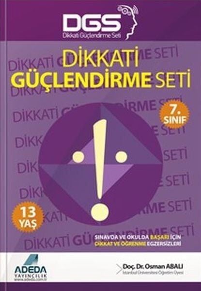 Dikkati Güçlendirme Seti 7. Sınıf 13 Yaş