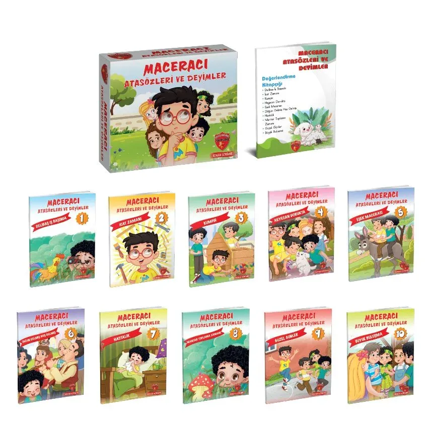 ÇALIŞKAN ARI 2. VE 3. SINIF MACERACI ATASÖZLERİ VE DEYİMLER (10 KİTAP SINAV KUTULU)
