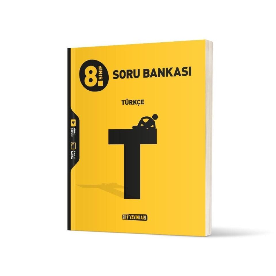 Hız Yayınları 8. Sınıf Türkçe Soru Bankası