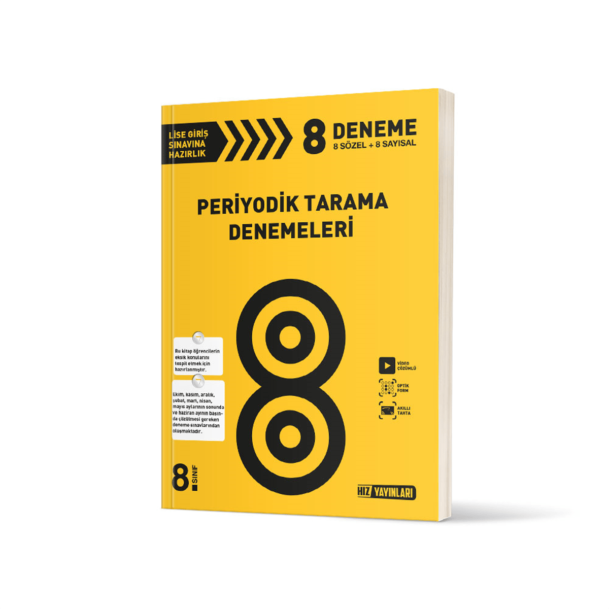 Hız Yayınları 8. Sınıf Periyodik Tarama Denemeleri